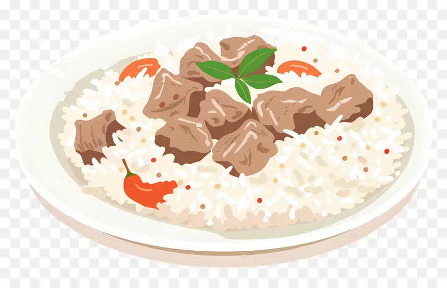 Pilaf，Arroz Y Carne PNG