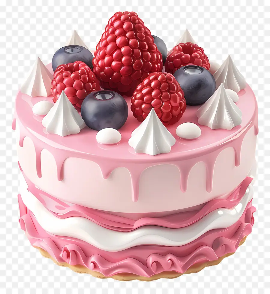 Pastel 3d，Pastel De Frutas PNG