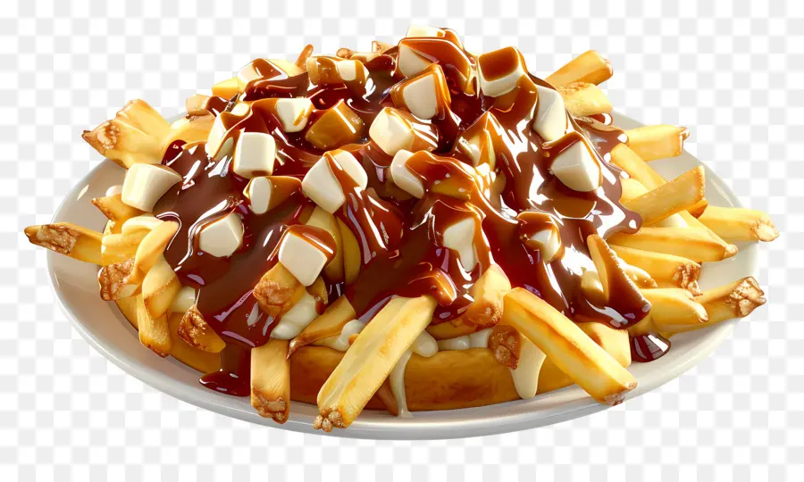 Poutine，Plato De Poutine PNG