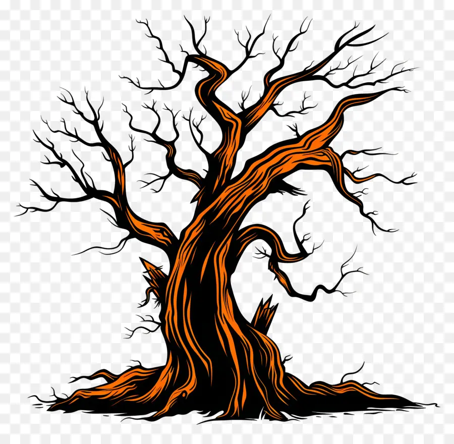 árbol Muerto，árbol Retorcido PNG