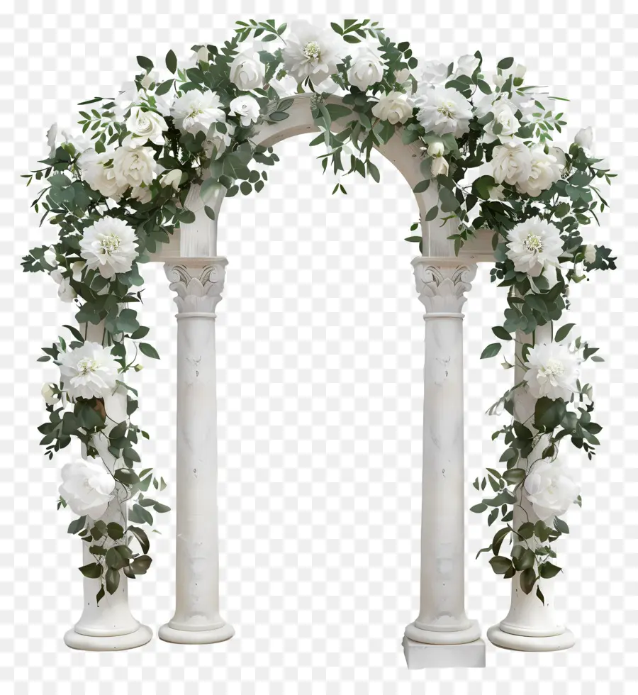 Arco De Boda，Arco Floral Lujoso PNG