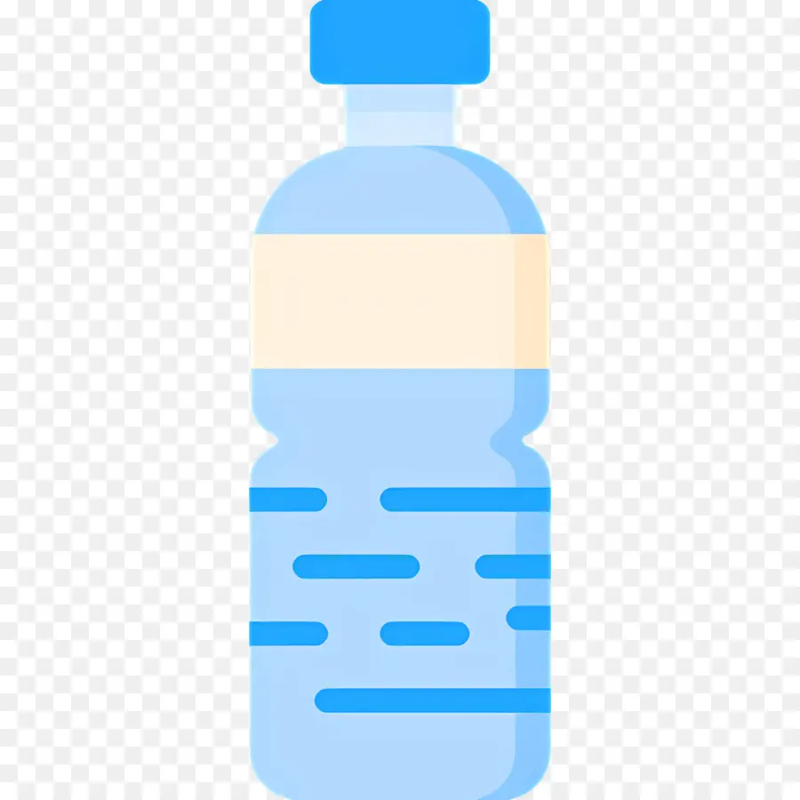 Agua Mineral，Botella Y Vaso PNG