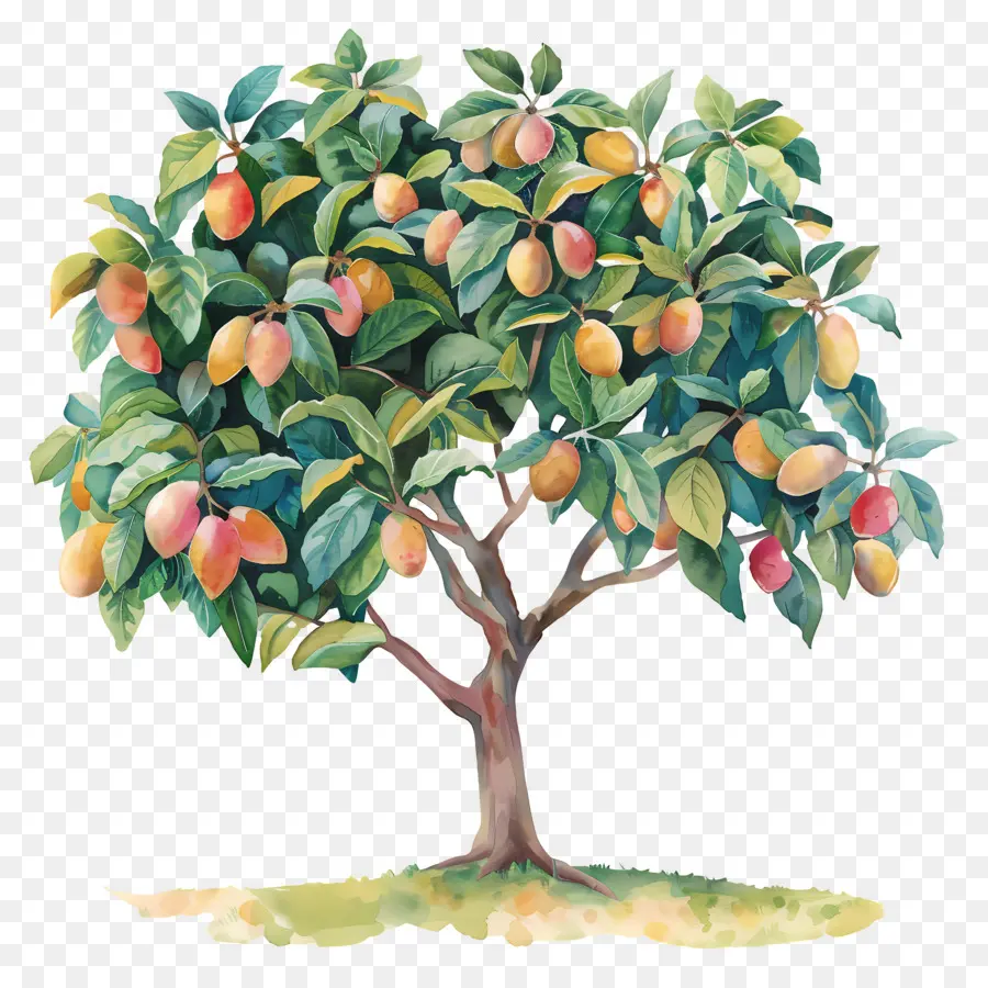 árbol De Mango，Fruta PNG