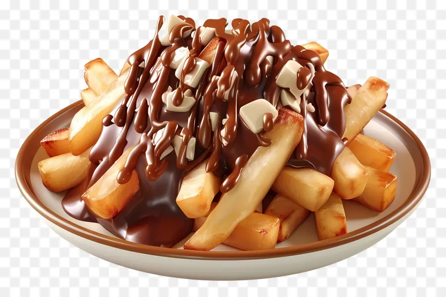 Poutine，Plato De Poutine PNG