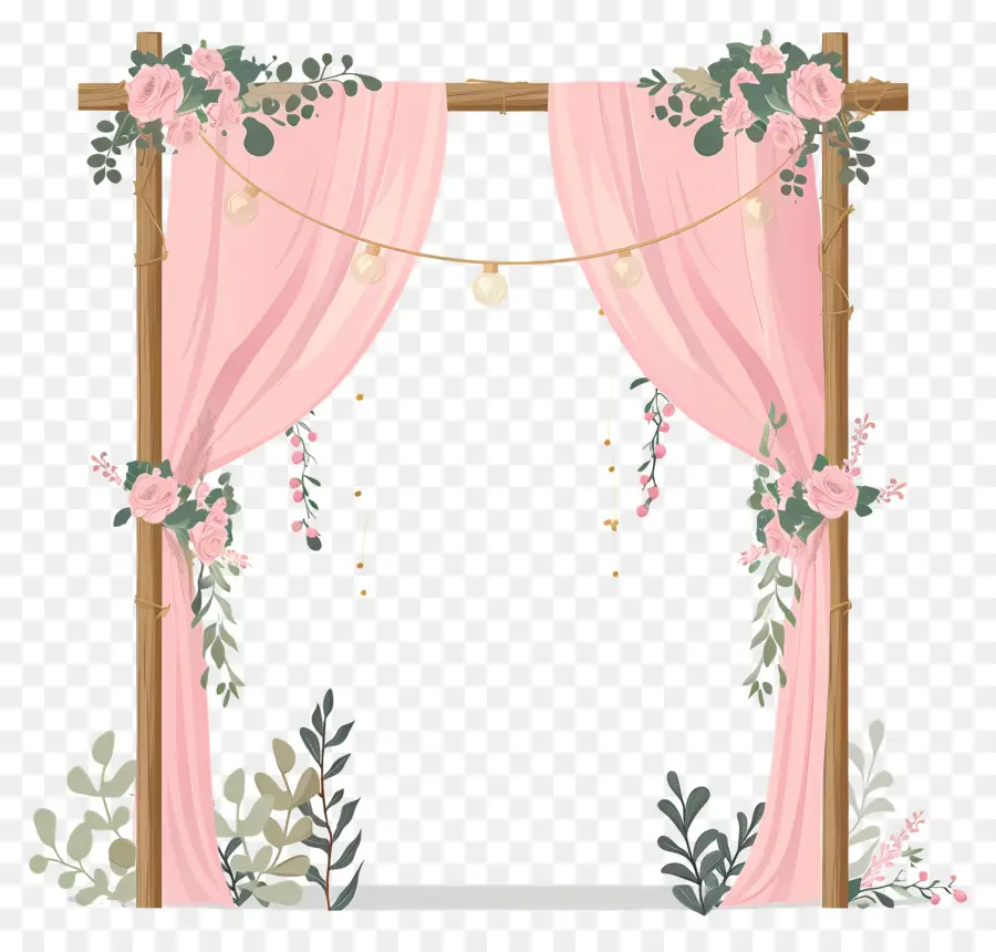 Arco De Boda，Arco De Madera PNG