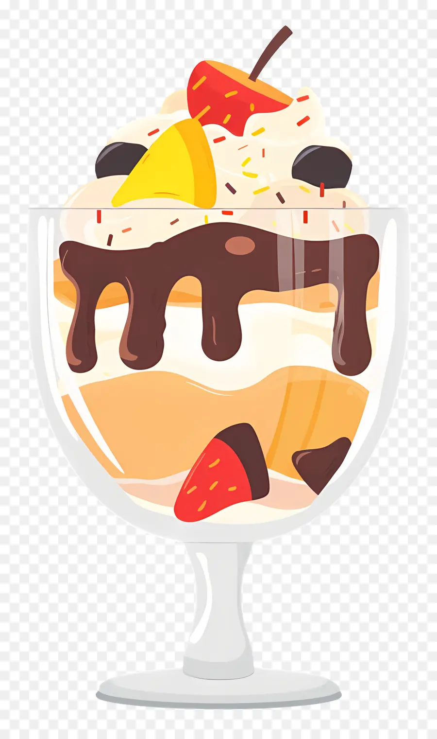 Helado De Helado，Helado De Frutas PNG