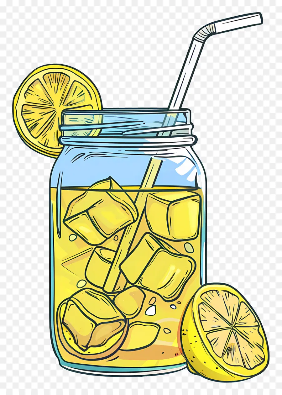 Té De Limón，Limonada En Tarro PNG