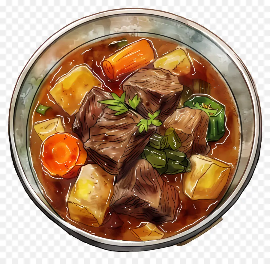 Estofado Húngaro，Estofado De Carne PNG