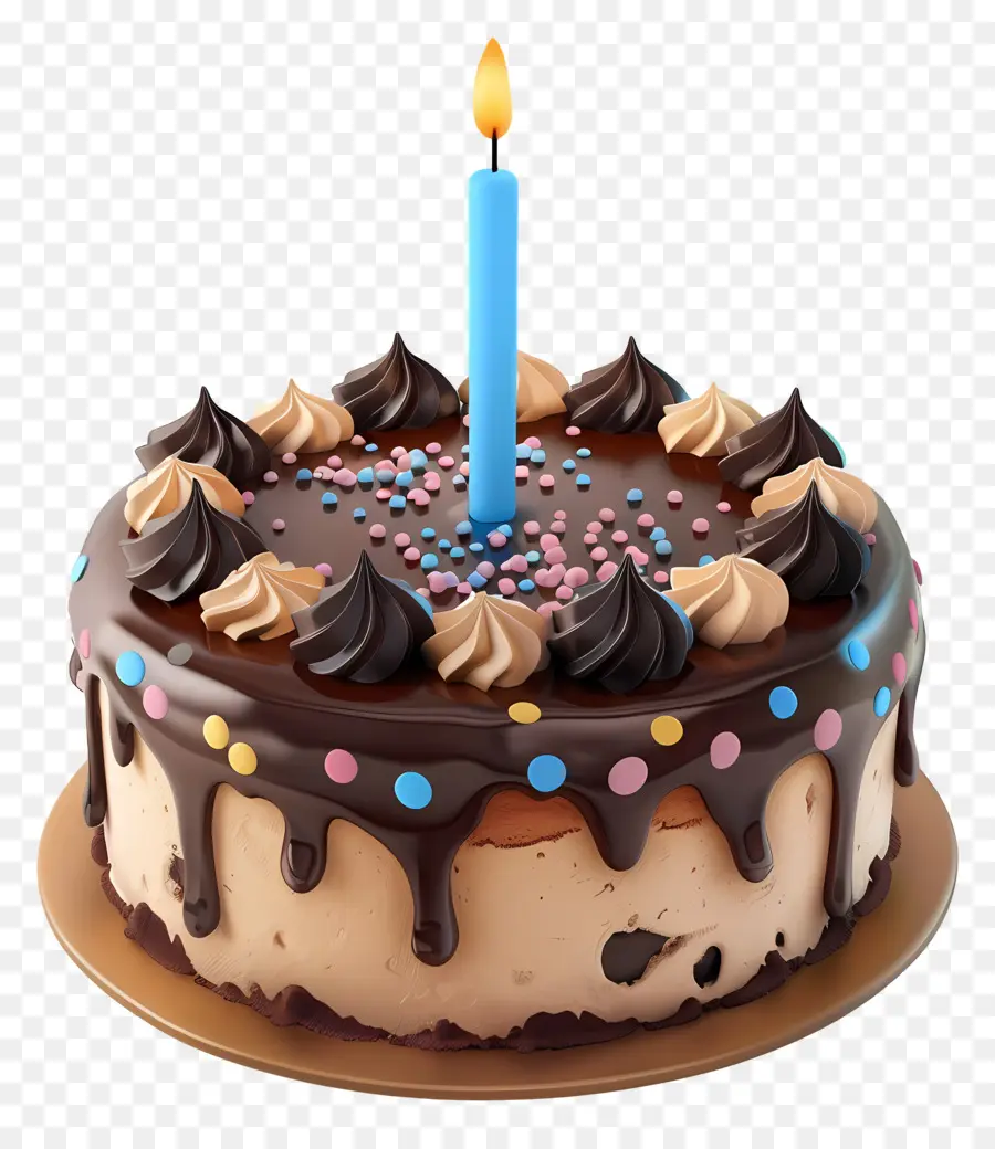 Pastel De Cumpleaños 3d，Torta De Cumpleaños PNG