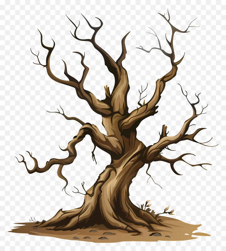 árbol Muerto，árbol Retorcido PNG