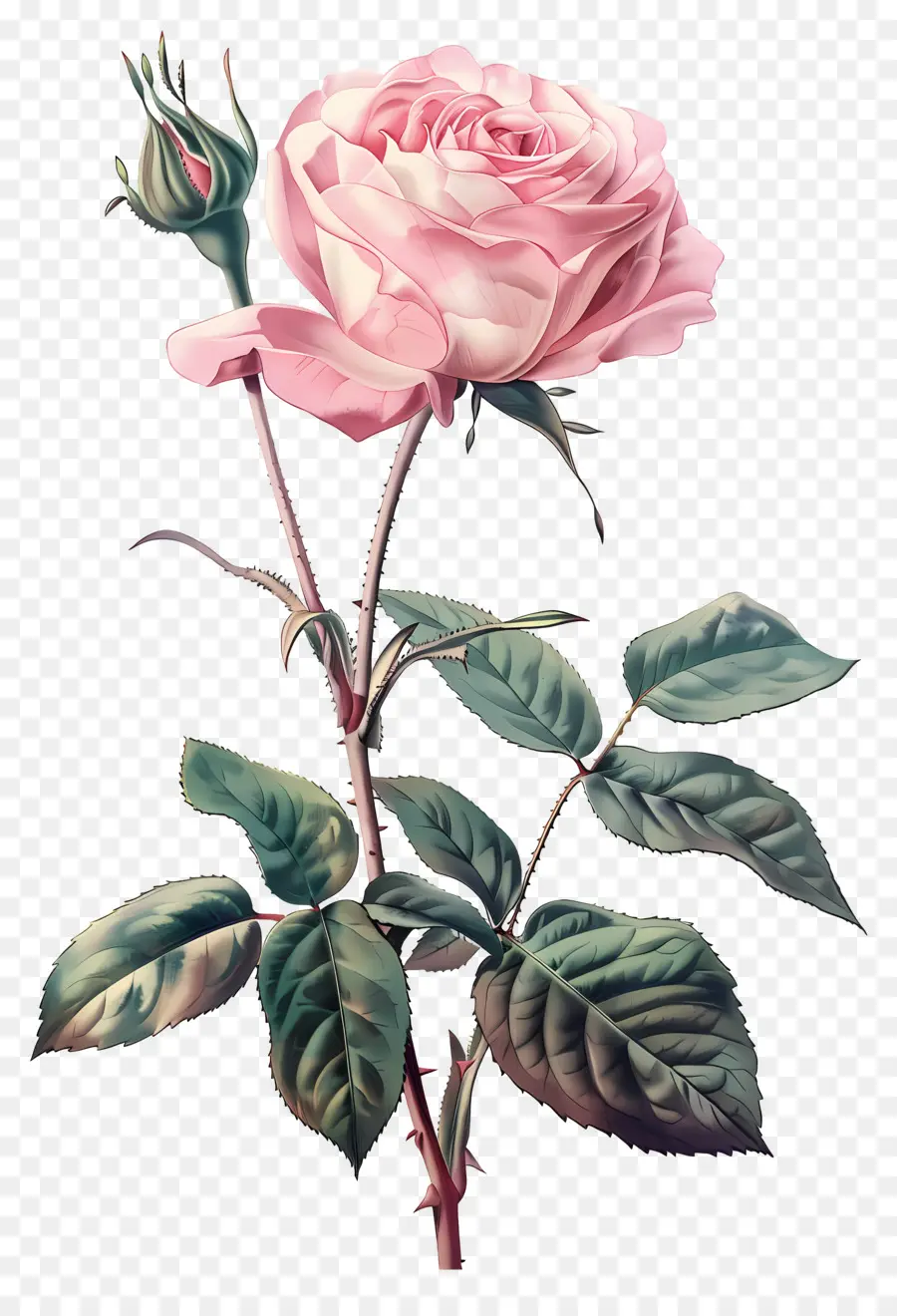 Flor Rosa，Rosas Rosadas PNG