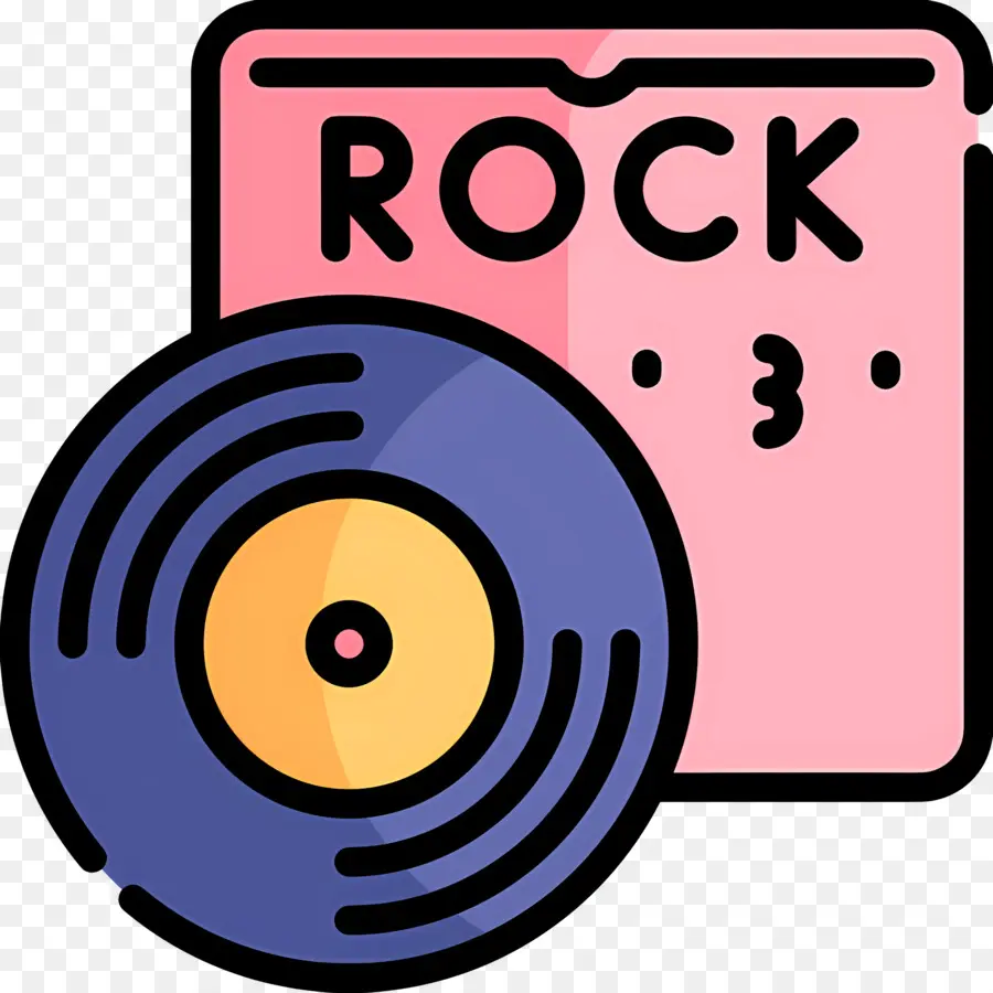 Música Rock，Vinilo Rockero PNG