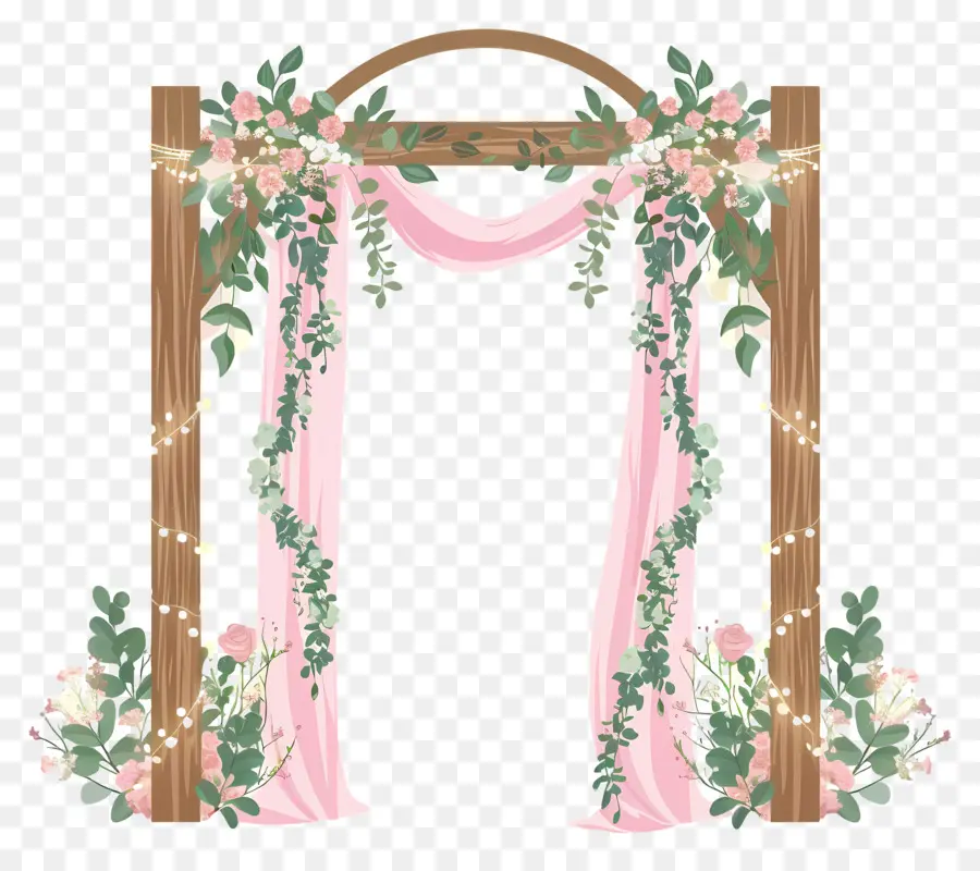 Arco De Boda，Arco De Madera PNG