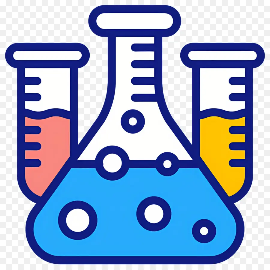 Laboratorio De Ciencias，Matraces Químicos PNG