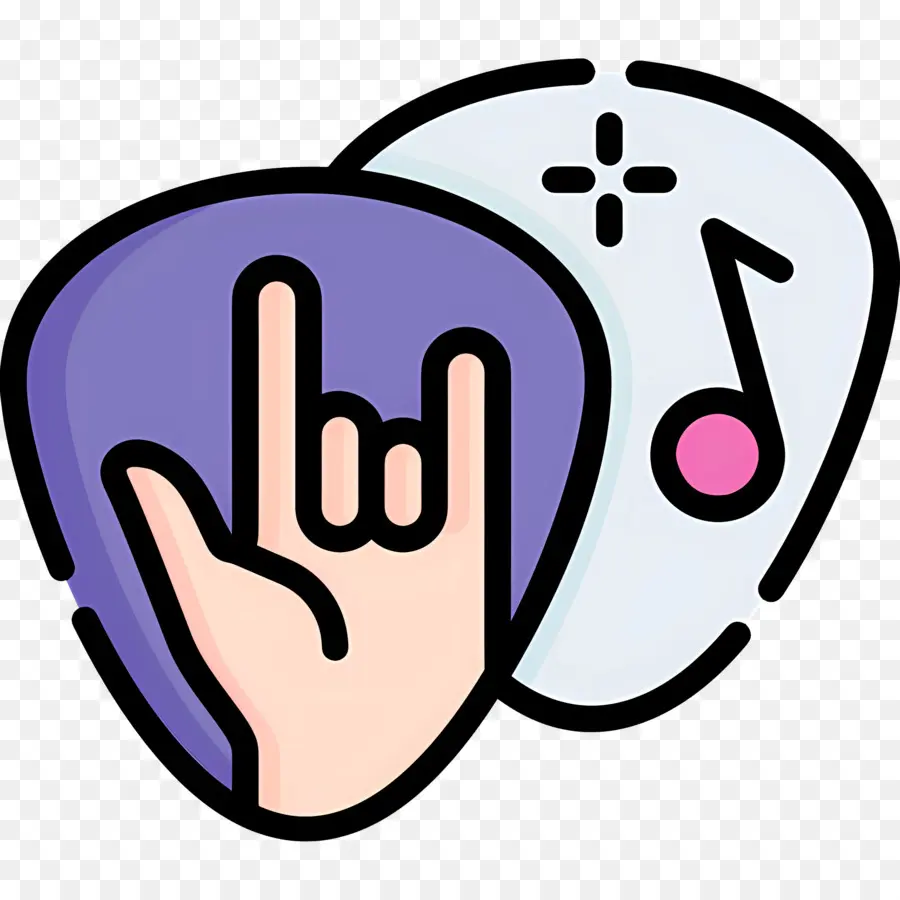 Música Rock，Gesto De La Mano PNG