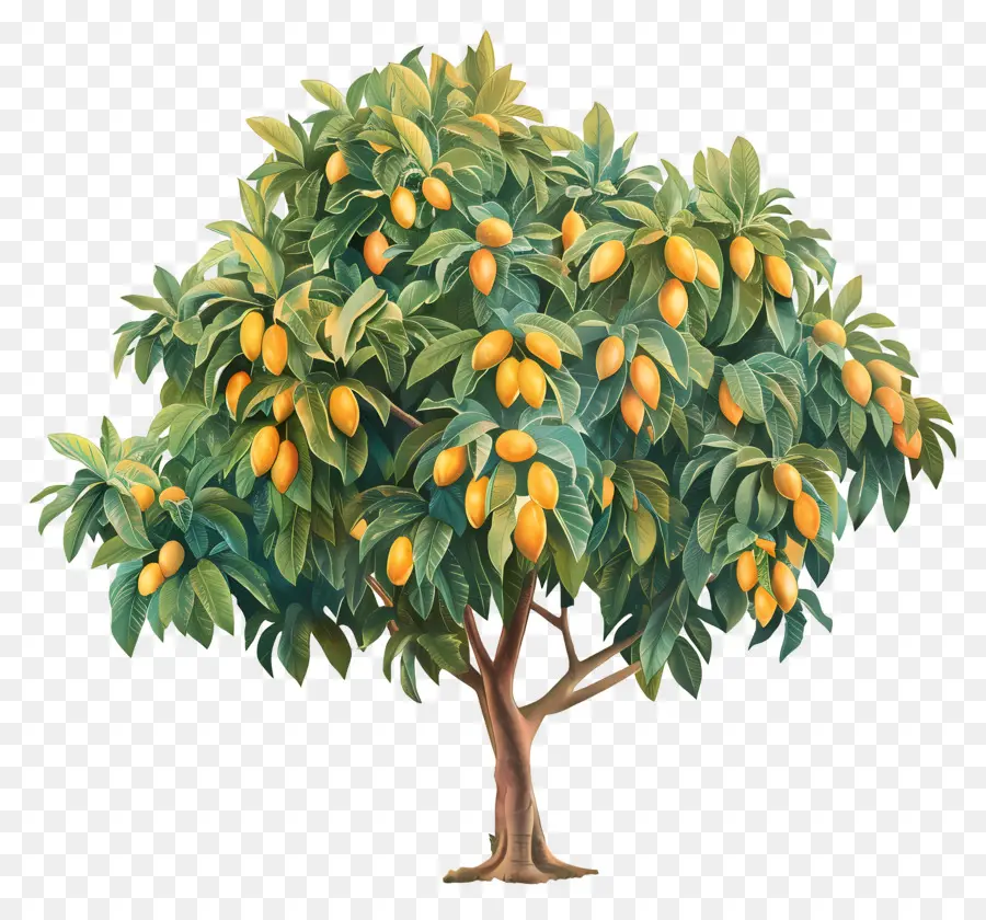 árbol De Mango，Fruta PNG