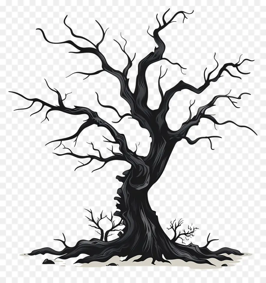 árbol Muerto，árbol Retorcido PNG