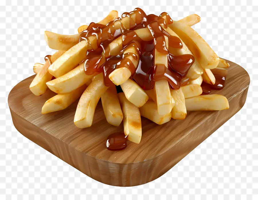 Poutine，Poutine Con Salsa PNG