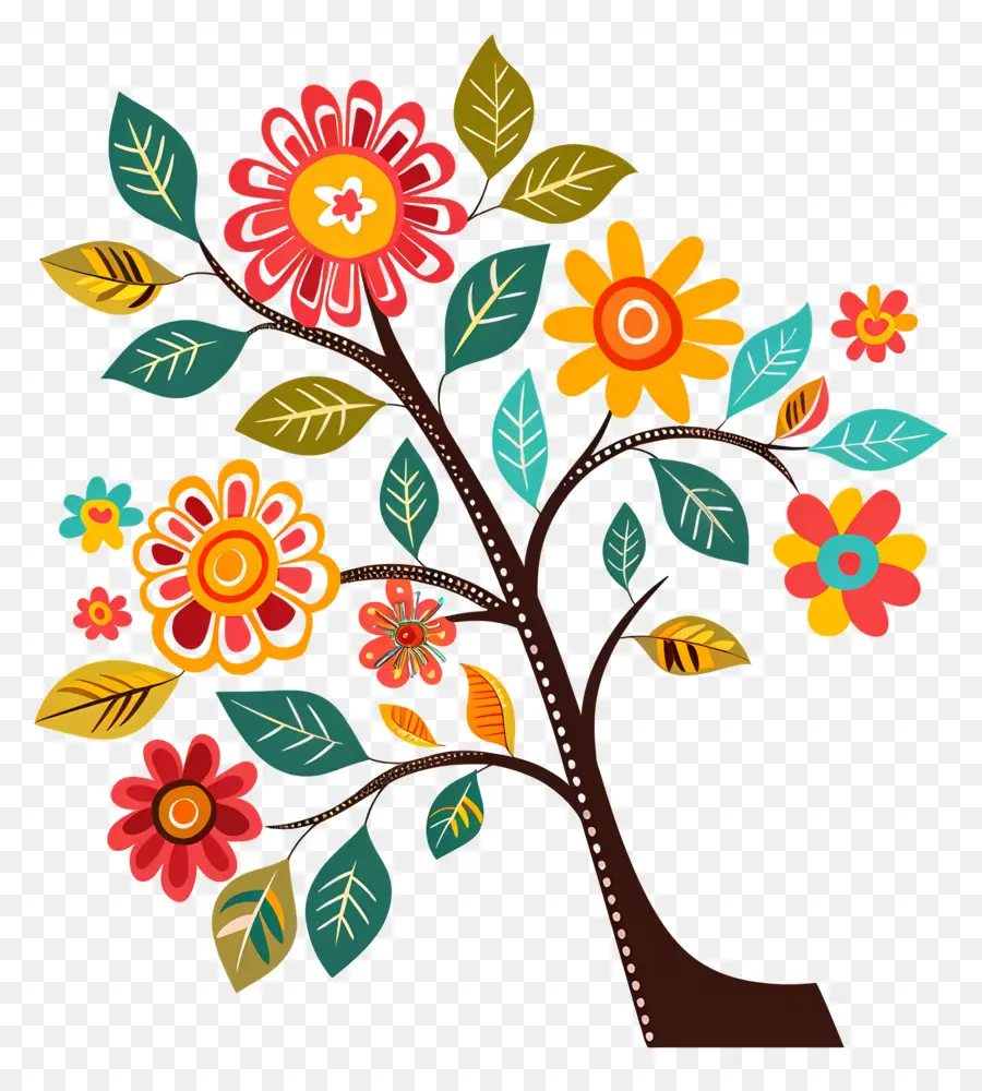 árbol De Flores，Árbol PNG