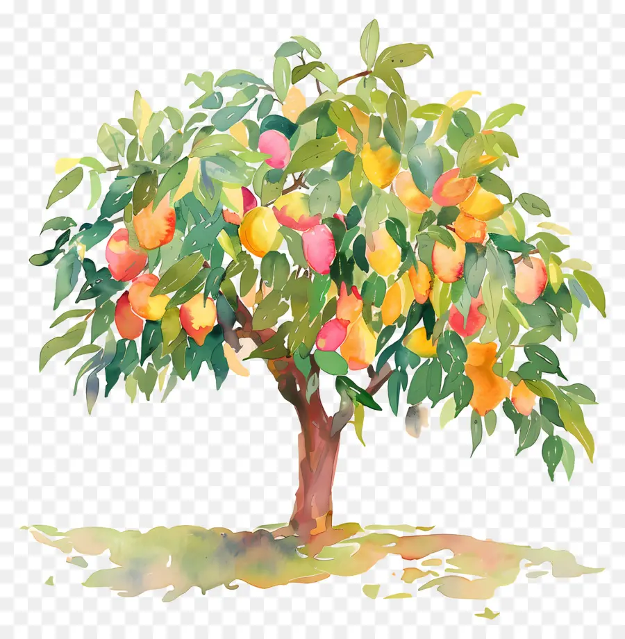 árbol De Mango，Fruta PNG