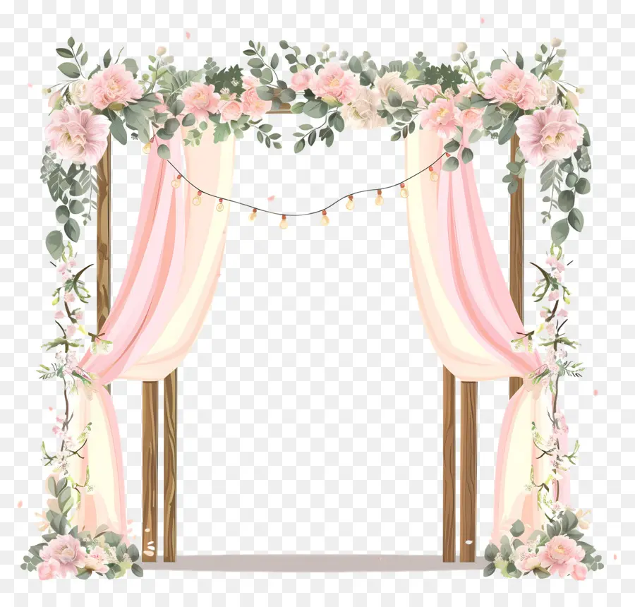 Arco De Boda，Arco De Madera PNG