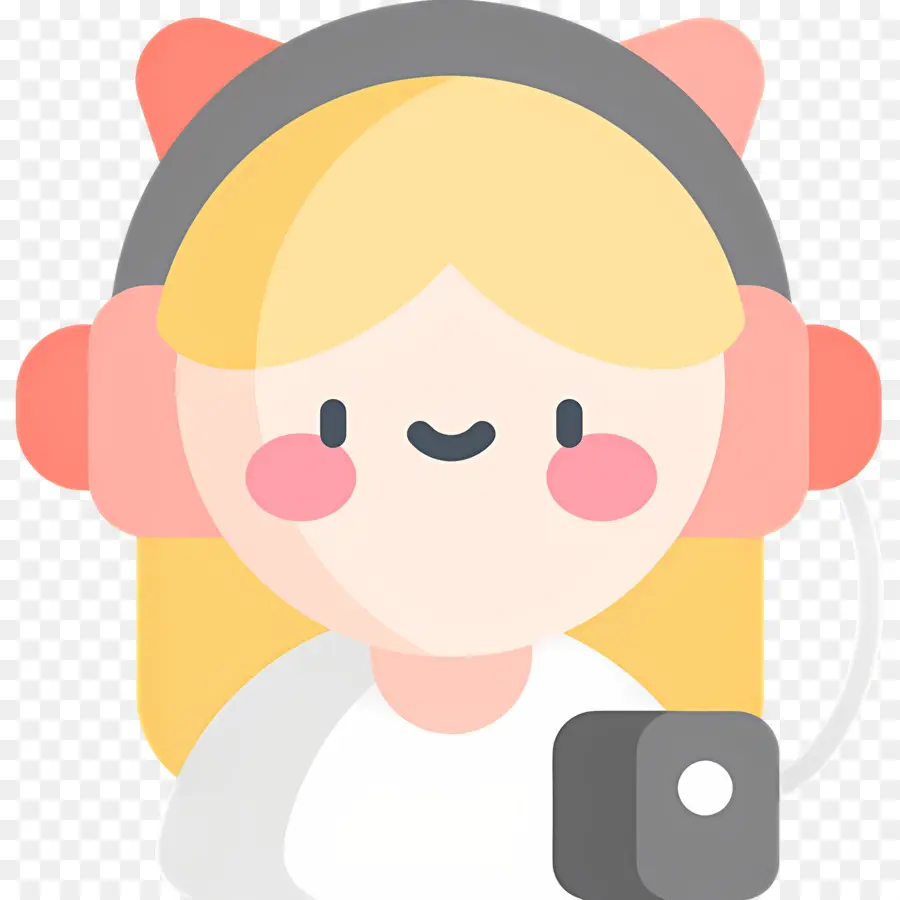 Escuchando Musica，Persona Con Auriculares PNG