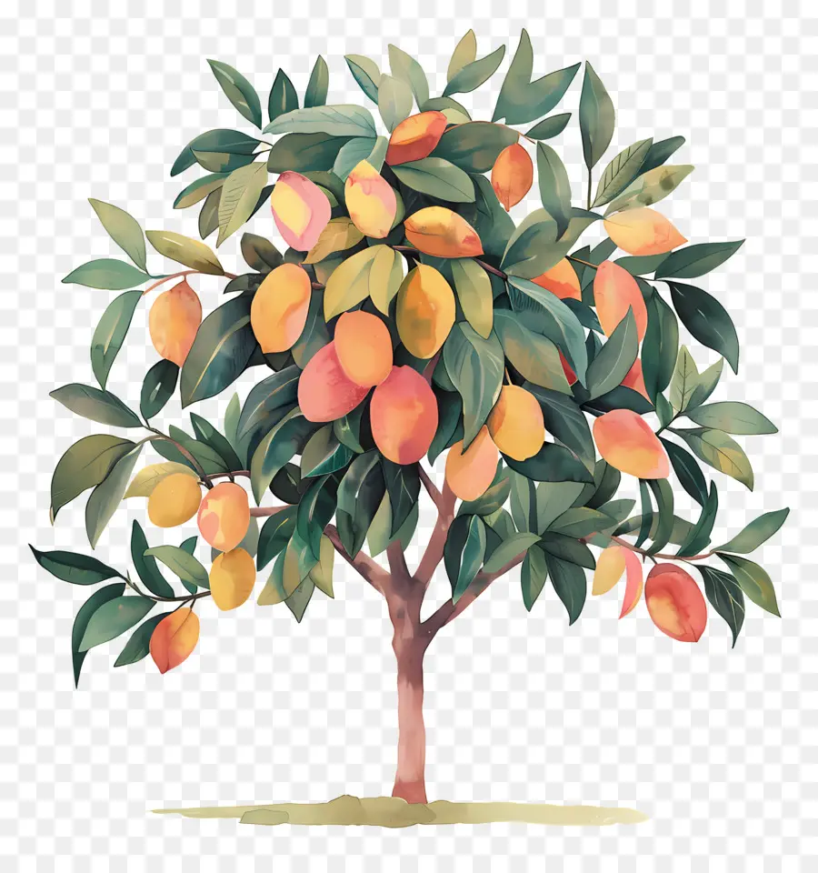 árbol De Mango，Fruta PNG