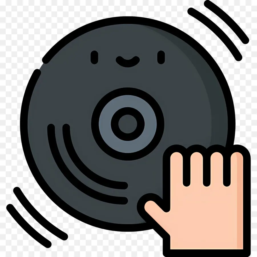 Dj De Música，Disco De Vinilo PNG