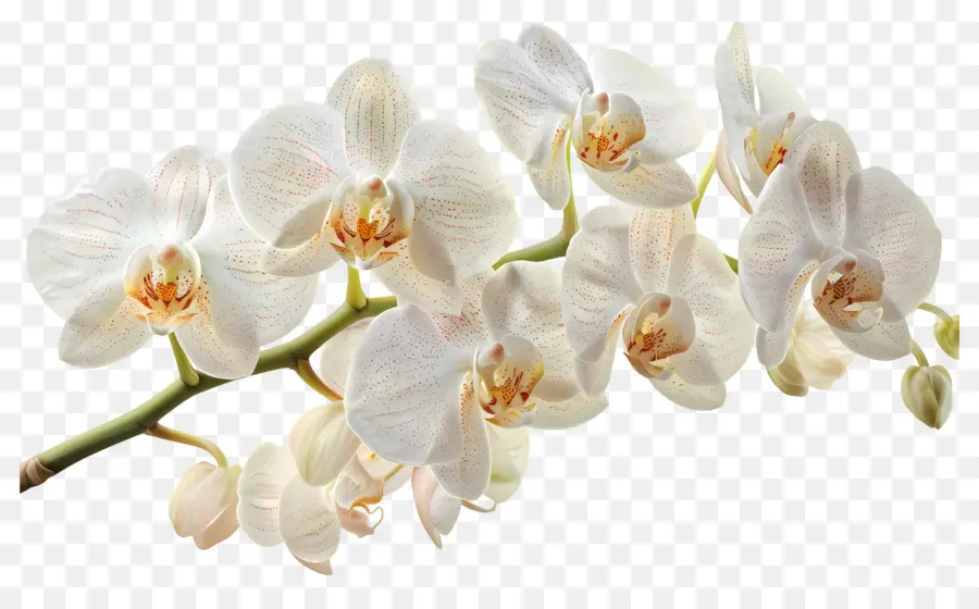 Flor De Orquídea，Orquídeas Blancas PNG