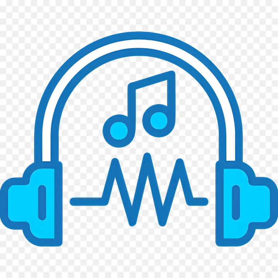 Escuchando Musica，Auriculares PNG