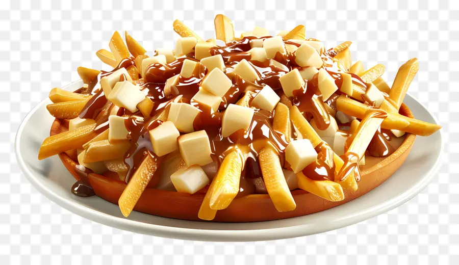 Poutine，Plato De Poutine PNG