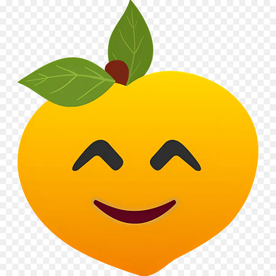 Melocotón Emoji，Emoji De Durazno PNG