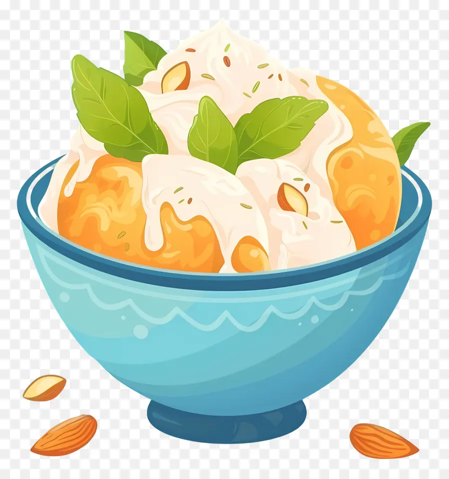 Bingsu De Hielo，Postre De Naranja PNG