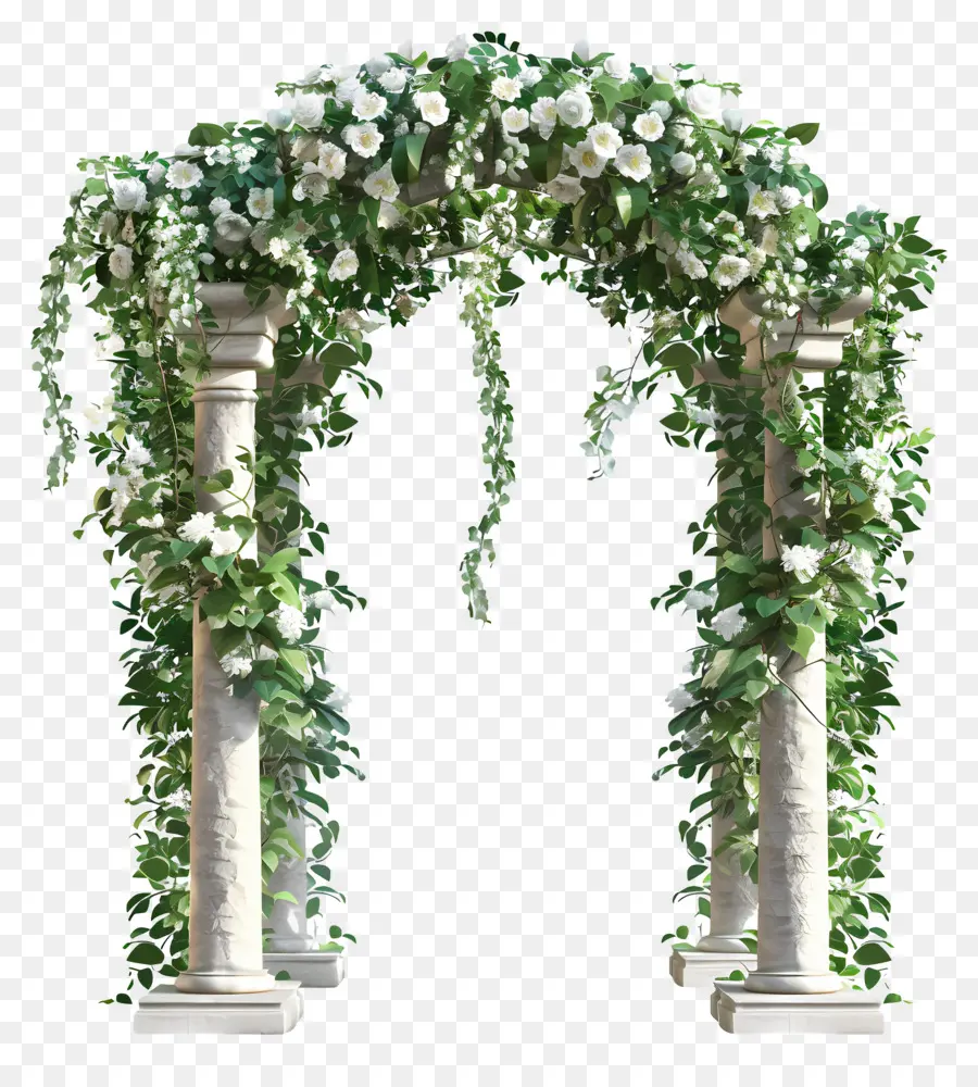 Arco De Boda，Arco Floral Lujoso PNG