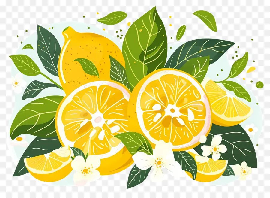 Limones，Rodaja De Limon PNG