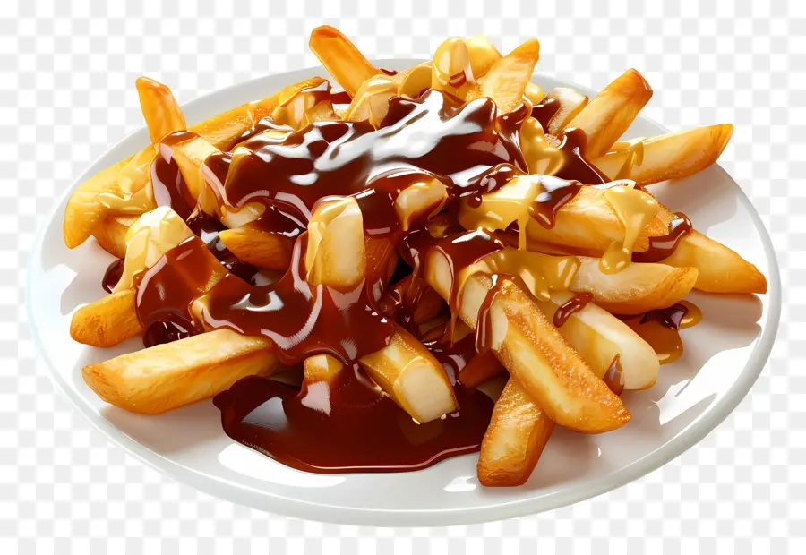 Poutine，Plato De Poutine PNG