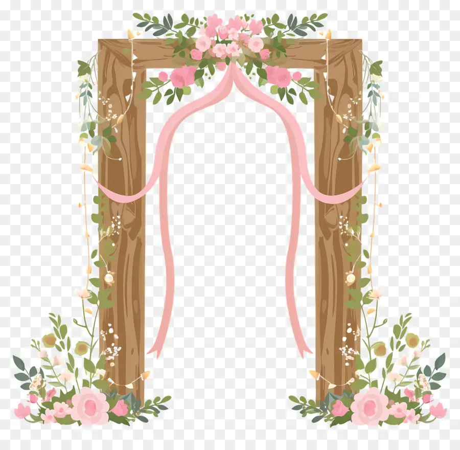 Arco De Boda，Arco De Madera PNG