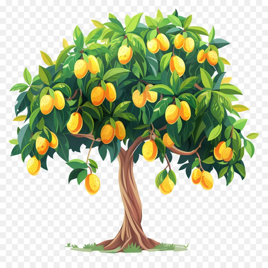 árbol De Mango，Fruta PNG