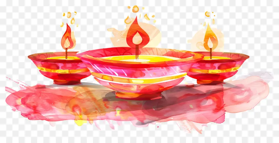 Diwali Diya，Diya PNG