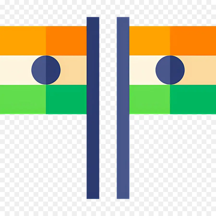 Bandera India，Banderas Indias Duales PNG