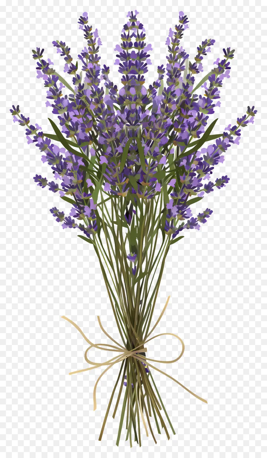 Flores De Lavanda，Ramo De Lavanda PNG