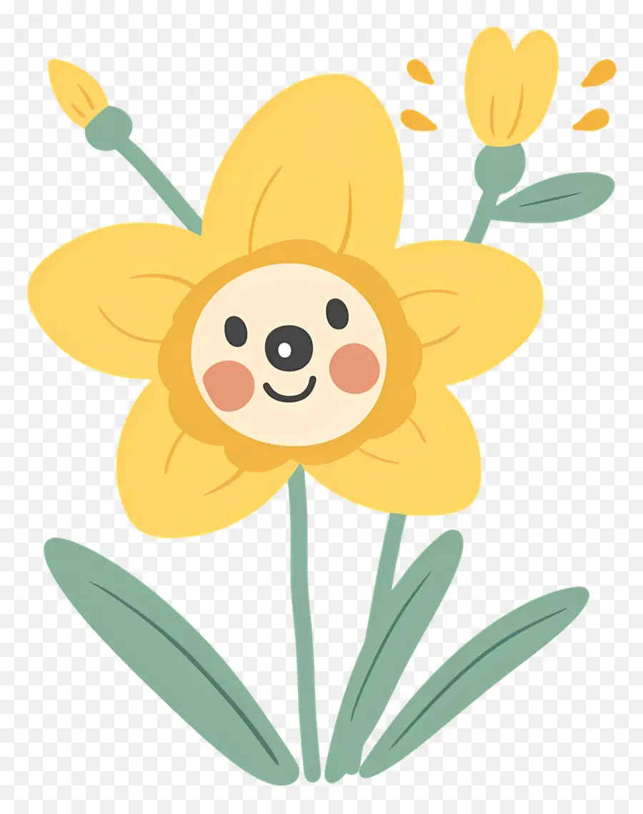 Flor Emoji，Feliz Margarita PNG