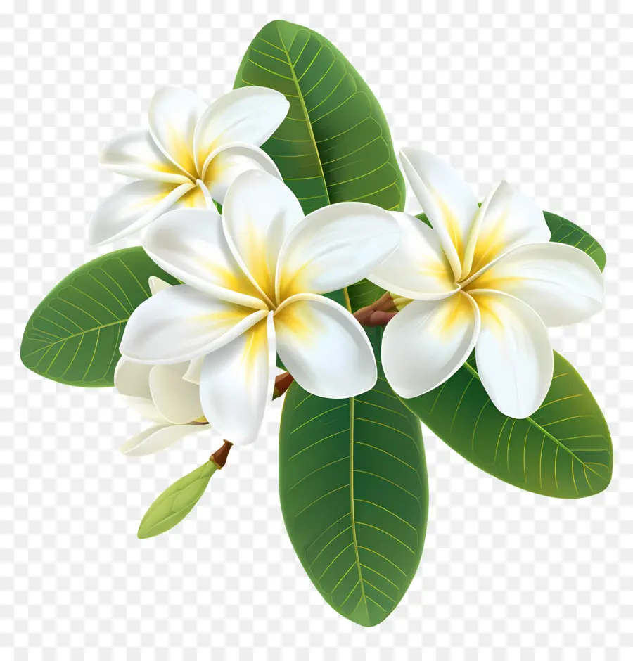 Flor Frangipani，Flores De Plumeria PNG