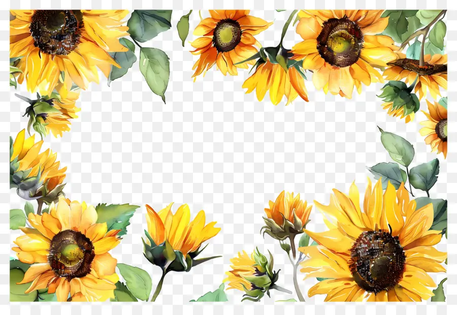 Marco De Girasoles，Girasoles PNG