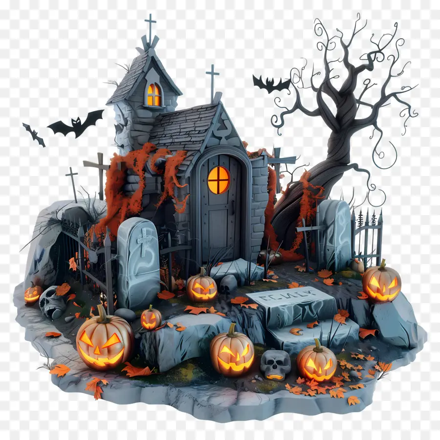 Cementerio De Halloween，Cementerio PNG