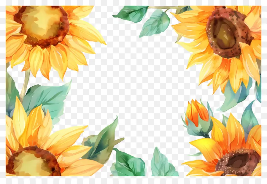 Marco De Girasoles，Girasoles PNG