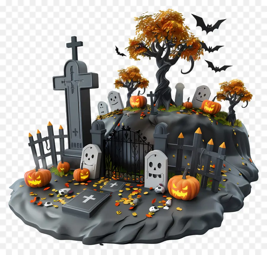 Cementerio De Halloween，Cementerio PNG