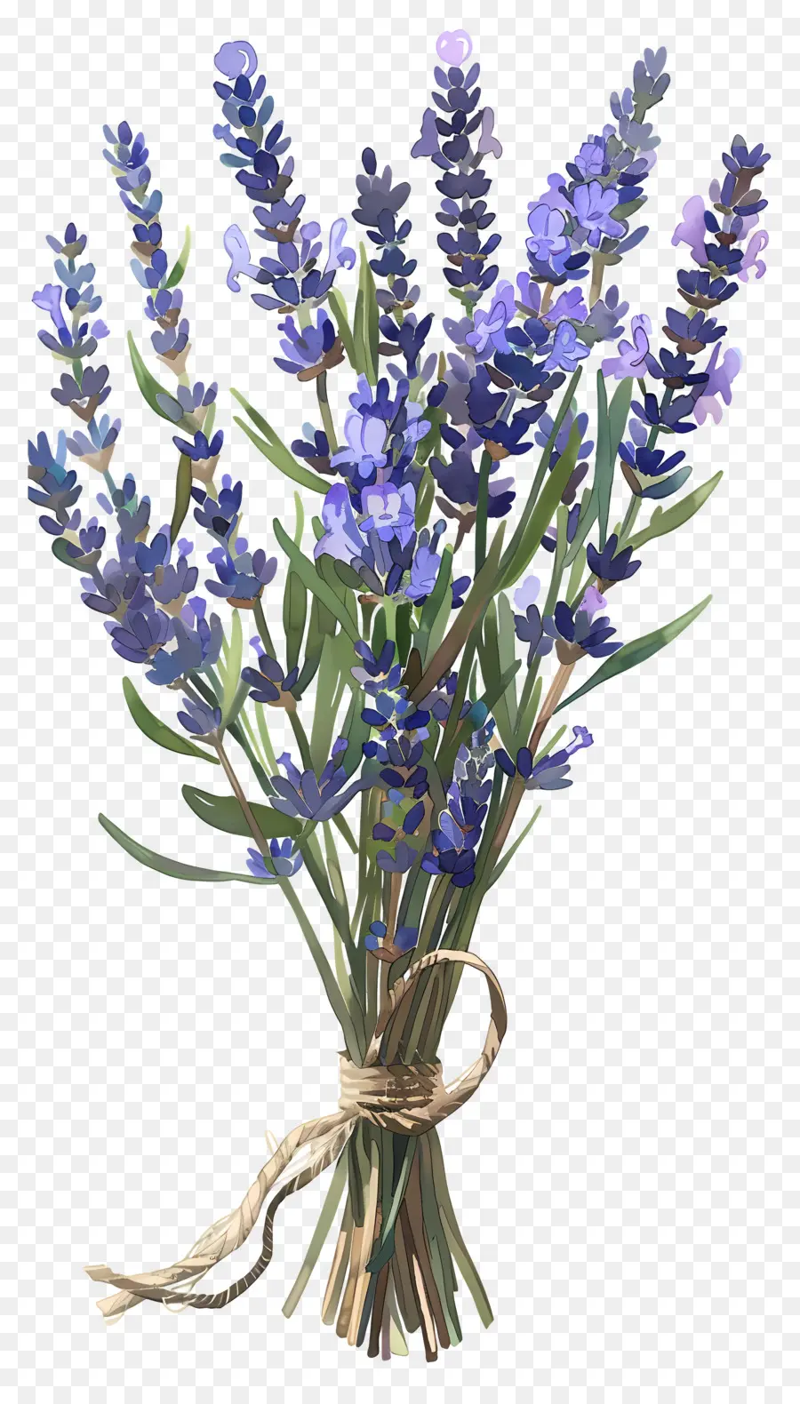 Flores De Lavanda，Ramo De Lavanda PNG