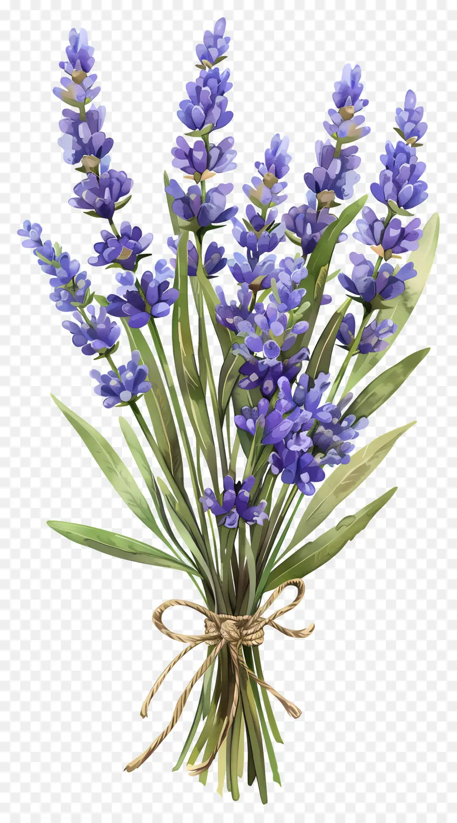 Flores De Lavanda，Ramo De Lavanda PNG