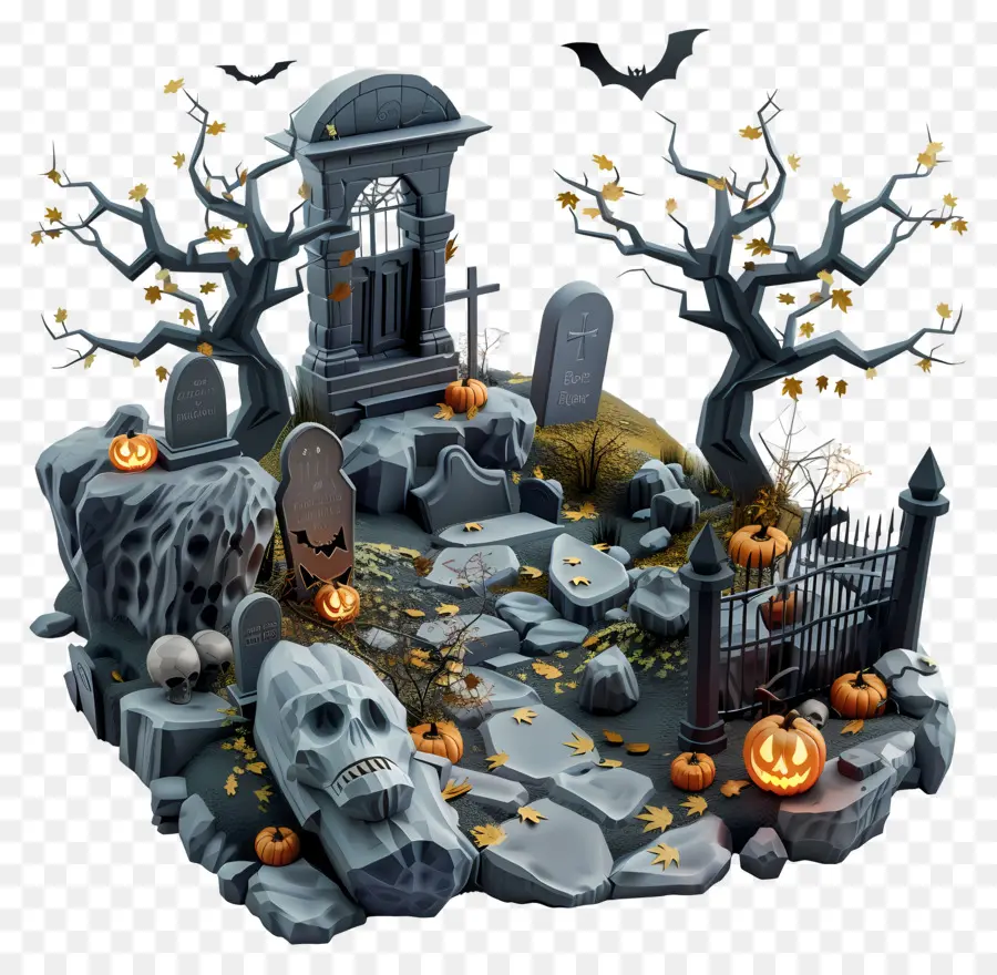 Cementerio De Halloween，Cementerio PNG